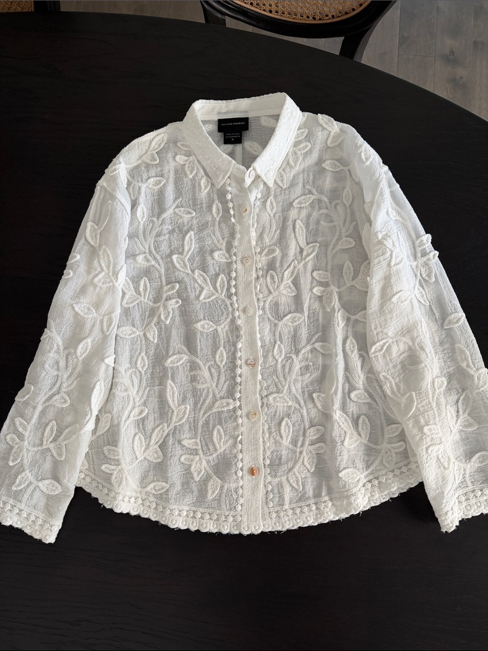 Liv Los Angeles cotton embroidered shirt